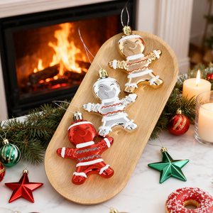 ชุดของตกแต่งเทศกาลคริสต์มาสมนุษย์ขนมปังขิงแบบพรีเมียม45ชิ้น - Product Image 4