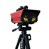 Détecteur de déplacement laser pour surveillance post-terrassement, affichage HD double écran, alerte risque d'affaissement, équipement de sécurité et de sauvetage