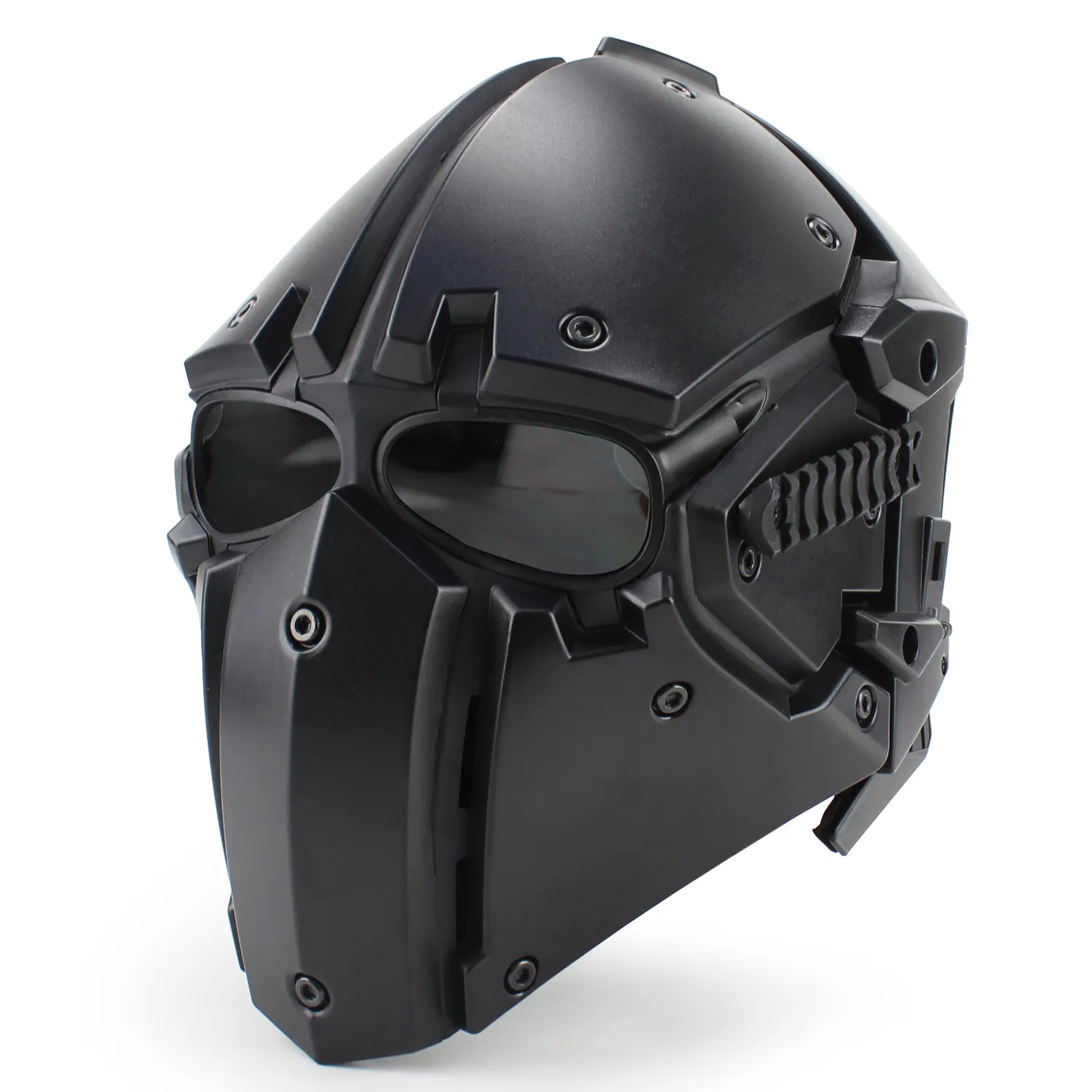 Wosport Mũ Bảo Hiểm Tấn Công Chiến Thuật Airsoft Paintball Full Face Shield Mũ Bảo Hiểm Cho Thể Thao Ngoài Trời