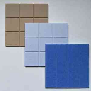 100% Panneaux décoratifs d'usine professionnelle PET Panneau acoustique en feutre PET Big Wave - Product Image 2