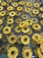 Industriële SUS304 automatische ananas snijmachine (boven- en onderkant) voor fruitverwerkingsbedrijven