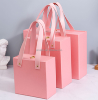 Nouvelles boîtes cadeaux de luxe rigides carrées pour cadres photo 2025 avec poignée, en matériaux recyclés, finition mate, logo personnalisé, impression CMJN sur mesure