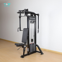 Peralatan Fitness Chest Press Pect Fly Berkualitas Tinggi untuk Komersial, Peralatan Fitness Rear Delt dengan Sistem Pin Loaded untuk Produsen Gym