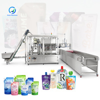 Machine de remplissage et de bouchage OCEAN pour sauces piquantes, yaourts, liquides visqueux, miel et graisses en sachets à bec verseur