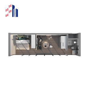 Nhà ở hiện đại kiểu mô-đun sang trọng, thiết kế kiểu nhà vườn, có thể mở rộng, kiểu nhà container, nhà gỗ <span class=keywords><strong>Apple</strong></span> có sân thượng - Product Image 2