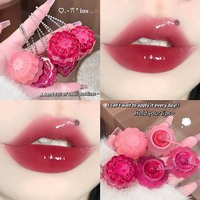 CAPPUVINI Jam Pudding Mirror-Look Lip Glaze – Gloss à lèvres hydratant et illuminateur pour des lèvres pulpeuses et un aspect jeune, idéal pour les étudiantes