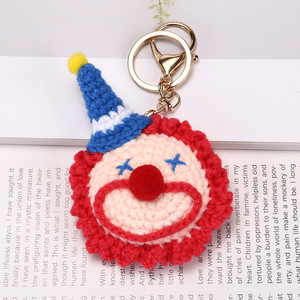 Bán Buôn Handmade Vui Màu Crochet Joker Keychain Của Phụ Nữ Hợp Thời Trang Đan Phim Hoạt Hình Túi Xách Quyến Rũ Sang Trọng Móc Khóa Đồ Chơi - Product Image 5