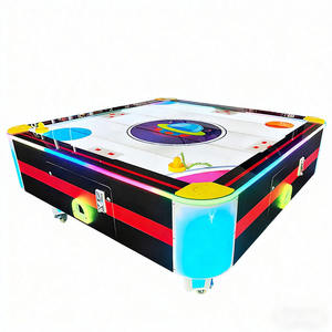 Mesa de Hockey de Aire para 4 Personas, Máquina de Hockey de Aire Metálica, Juego Interactivo que Funciona con Monedas, Máquina de Hockey para Sala de Juegos - Product Image 4