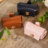 Nouvelles boîtes à bagues de mariage en cuir PU tendance pour colliers et colliers de chat et de chien, sacs à bagues de mariage, boîtes à bijoux