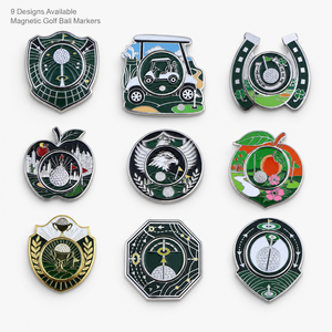 Creative Double-Sided Magnetic <b>Golf</b> Ball Marker Enamel Metal Design with Removable 25mm Marker for <b>Golf</b> Gifts - Product Image 5