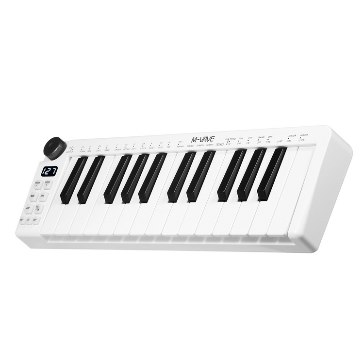 M-VAVE SMK-25mini 25キー充電式MIDIコントロールキーボード