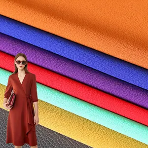 Prezzo di fabbrica a buon mercato all'ingrosso 100% poliestere 75D colore puro perla tessuto Chiffon di seta pura per hijab