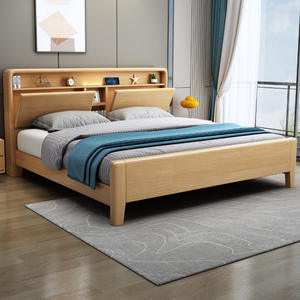 Modern King-Size Wooden Bed Frame Storage Home Bedroom Furniture Set Stylish Hotel Furniture Muebles <strong>De</strong> Dormitorio Muebles Para - Product Image 3