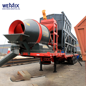 YHZM2000 Planta dosificadora de hormigón móvil Mezclador de tambor Tipo de tambor Planta mezcladora móvil - Product Image 1