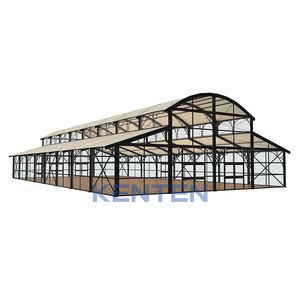 KENTEN屋外ベンダー20x30 20x40 25x50アーチテント400人大パーティーヘビーデューティーロングテント販売イベント400平方メートル - Product Image 1