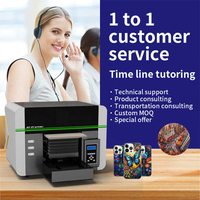 Nouveau modèle LK- SA3P Imprimante à jet d'encre UV portable de haute précision Imprimante automatique de petite taille avec tête d'impression Epson