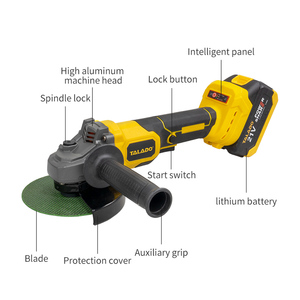 Combo d'outils électriques 6 en 1 comprenant une perceuse électrique, une meuleuse d'angle, un sécateur, une scie à chaîne, une clé 350 et un marteau pour les travaux difficiles - Product Image 2