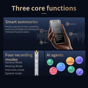 VORMOR M7 Tragbarer Digitaler Sprachrekorder KI-Notizwürter 16GB Sprachrekorder KI-Assistent Übersetzer Sprachrekorder - Product Image 3