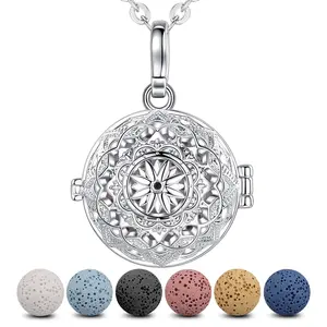 Engelsrufer Bell Ball Angel Callers Harmony Bola Cage Essential Oil Lava Stone Necklace Pendant
