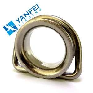 ปลอกกลมสแตนเลสพร้อมห่วงรูปตัว D - Product Image 1