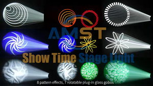 Nouvelle Arrivée Projecteur à Tête Mobile 300W BSW Double Gobo Contrôleur DMX 512 Sharpy Light pour Événements, Fêtes et Bars - Product Image 6