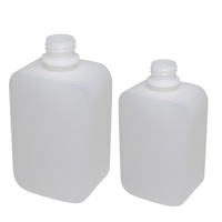 Bouteille en plastique PE multi-usages 1000ml Bouteille de liquide nettoyante carrée en plastique portable