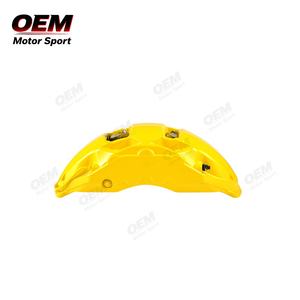 Kit de Frenos Grandes OEM MOTOR SPORT Amarillo de 10 y 4 Pistones para Mejora de Caliper de Hierro Fundido de una Pieza con 1 Año de Garantía - Product Image 4