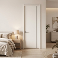 Portes en bois élégantes et résistantes à l'eau, très vendues, avec cadres, porte d'entrée en bois pour salon