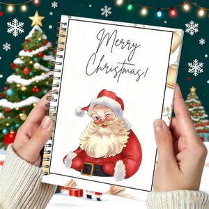 Libro de Tarjetas de Regalo Navideñas con Encuadernación Espiral DIY, con 12/30 Páginas para Cumpleaños, Navidad y Año Nuevo - Product Image 1