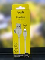 Câbles de données USB Android V8 Xf-105m Budi, best-seller, 9A, 1m, charge rapide, câble de données USB pour téléphones mobiles, USB 2.0 en plastique