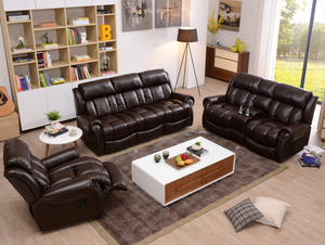 Bộ ghế <span class=keywords><strong>sofa</strong></span> thư giãn phòng khách hiện đại, chất liệu giả da sinh thái, ghế tình nhân chỉnh tay, ghế massage 3 chỗ ngồi - Product Image 2