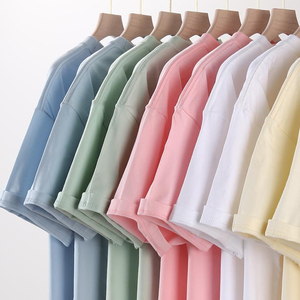 T-shirts vierges 100 % coton 230g pour hommes, personnalisables DTG/DTF, impression numérique, coupe ample, vente en gros - Product Image 3