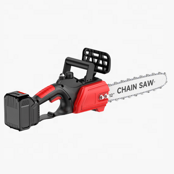 Industrial Dual-drive 21V Electric Cordless Brushless Motor Chain Saw Lithium-ion Battery Powered Wood Cutting Machine