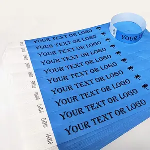 Kofei-pulsera de papel con Logo impreso promocional, para piscina, impermeable