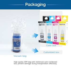 Tinta de Recarga Compatible Premium a Base de Agua INK-TANK GI490 GI-490 para Impresoras <span class=keywords><strong>Canon</strong></span> <span class=keywords><strong>PIXMA</strong></span> G3411 G2411 <span class=keywords><strong>G2400</strong></span> G3410 - Product Image 4