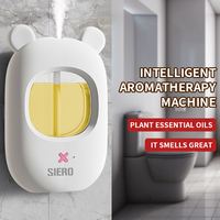 Diffuseur d'huile portable personnalisable en forme de chat 50ML à 7 niveaux réglables 80 ㎡ pour le ménage et l'hôtel