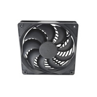 Ventilateur axial sans balais DC WELLSUNFAN OEM ODM FD12025 120x120x25mm 3000RPM à roulement à billes 2 broches silencieux pour équipement de refroidissement CPU