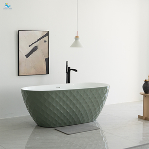 Kinglauren polonia commercio Online moderno buona vendita <span class=keywords><strong>verde</strong></span> oliva bagno 160cm vasca da bagno con scarico e bagno in acrilico Overflow - Product Image 1