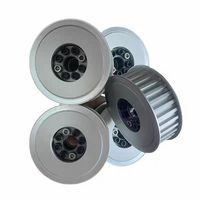 Poulie de distribution synchrone en alliage d'aluminium GT2 20T 60T, alésage 5mm 8mm, largeur 6mm 10mm, usinée CNC de précision, pièce pour Ender 3 CR10
