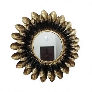 Best Selling Luxury Handmade Metal Wall <b>Mirror</b> Elegant Modern Designer High Quality Decorative <b>Mirror</b> for Home Customizable - Product Image 1