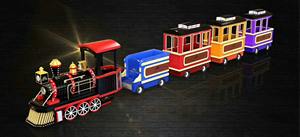 쇼핑몰 같은 다른 장소를 위한 놀이기구 무궤도열차 관광열차 - Product Image 5