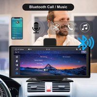 H505F Écran tactile HD 10,26 pouces avec caméra de recul sans fil, Carplay, Android Auto, Mirror Link, DVR, moniteur de voiture pour écran portable