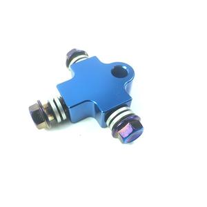 Sistema de Frenos de Disco Doble de Alto Rendimiento con Calibradores Izquierdo y Derecho y Adaptador de Manguera de Tres Vías para Motocicletas - Product Image 4