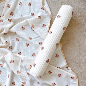 Acolchado niños bebé almohada caramelo almohada cuna parachoques dormir columna almohada con animales oso bordado - Product Image 3