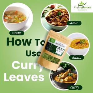 Feuilles de curry séchées 100% naturelles du Sri Lanka - Product Image 3