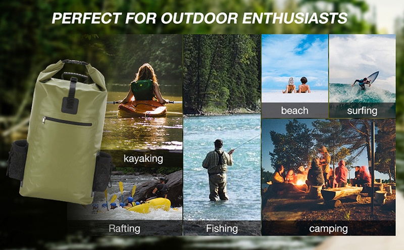 product-750-464.0625 Custom Logo Tarpaulin Outdoor Quick Dry Hotsale Large 50L Foldable Waterproof Camping Backpack Bag