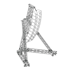舞台线阵列桁架塔台 舞台灯光桁架升降塔台 扬声器桁架升降系统 - Product Image 2