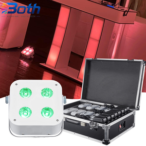 IR4 Compact RGBWA+UV 6-in-1 LED Uplight for Indoor Stage and Event Lighting - Product Image 1