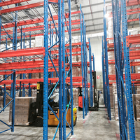 Système de rayonnage à palettes sélectif robuste en acier thermolaqué pour le stockage en entrepôt en Asie du Sud-Est