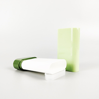 RUIPACK Nouveauté 20g Contenant de stick déodorant plat en plastique à remplissage par le bas, Contenant de stick solaire, Flacon anti-transpirant